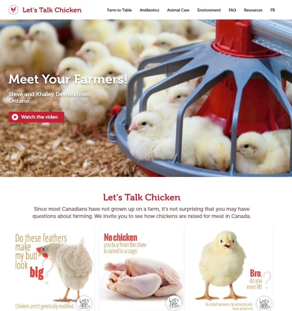 Consumer Messages – Let’s Talk Chicken Website | Chicken Farmers of Canada